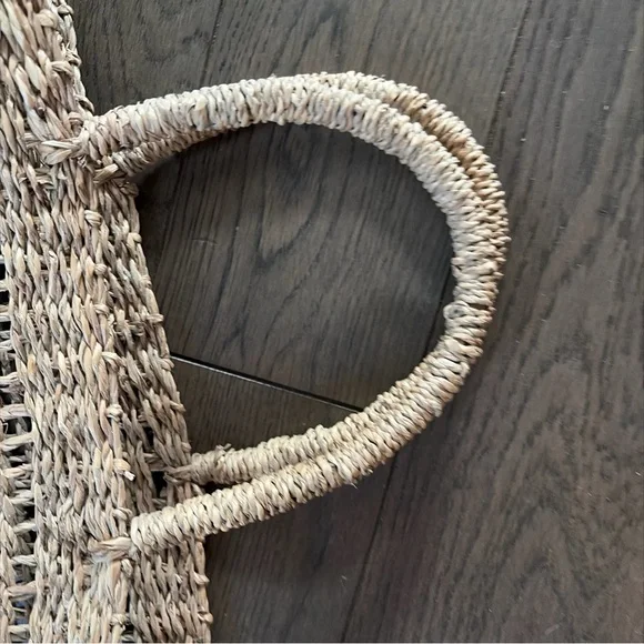 Natural Woven Tote Bag - Picture 5 of 5